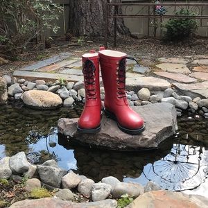 Ilse Jacobsen Candy Apple Red Rainboots